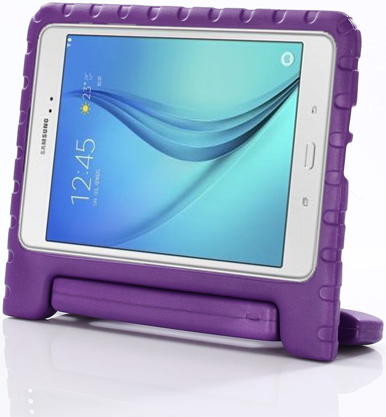 Samsung Galaxy Tab S4 10.5 Kinder Tablethoes met Handvat Paars afbeelding 3