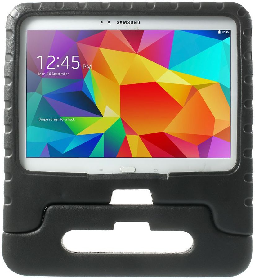 Samsung Galaxy Tab 4 10.1 Kinder Tablethoes met Handvat Zwart afbeelding 1