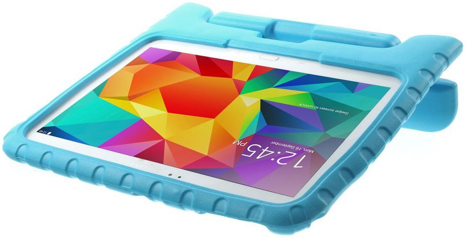 Samsung Galaxy Tab 4 10.1 Kinder Tablethoes met Handvat Blauw afbeelding 6