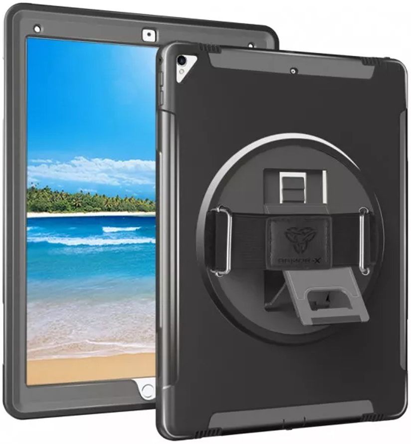Armor X EXN-Series Apple iPad Pro 12.9 (2017) Robuuste Hoes Zwart afbeelding 1