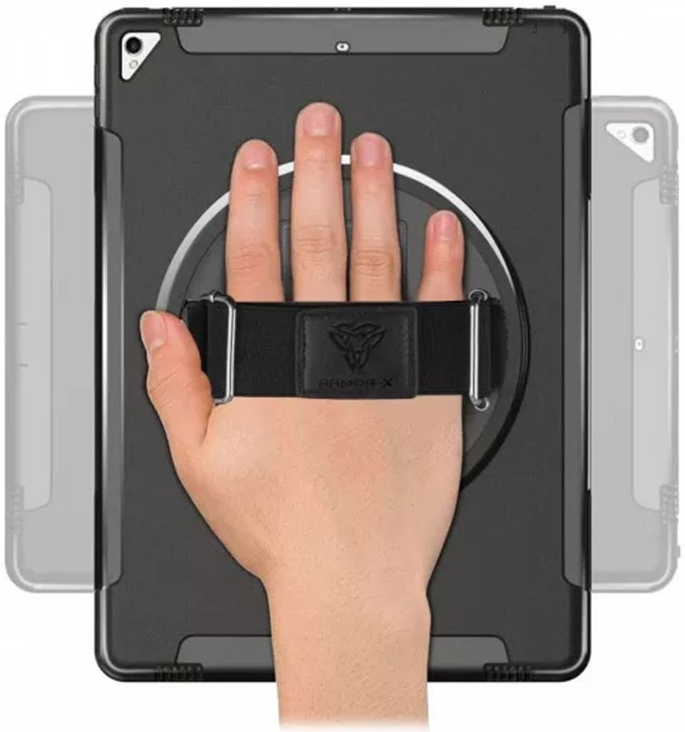 Armor X EXN-Series Apple iPad Pro 12.9 (2017) Robuuste Hoes Zwart afbeelding 5