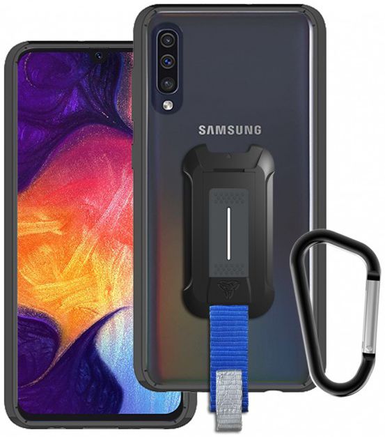 Armor X BX-Series Samsung Galaxy A50 Hoesje Robuust Transparant Zwart afbeelding 1