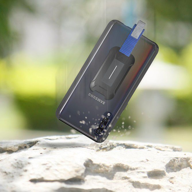 Armor X BX-Series Samsung Galaxy A50 Hoesje Robuust Transparant Zwart afbeelding 2