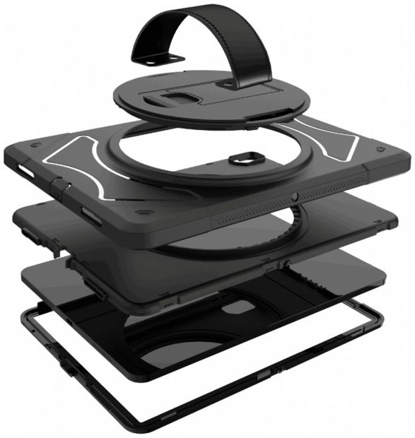 Armor X EXN-Series iPad Pro 11 (2018) Robuuste Hoes Zwart afbeelding 2