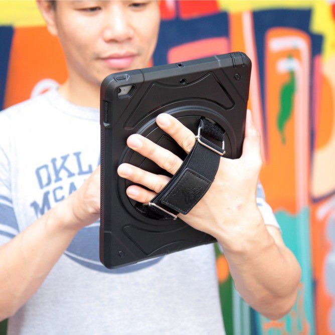Armor X EXN-Series Apple iPad Pro 12.9 (2018) Robuuste Hoes Zwart afbeelding 7