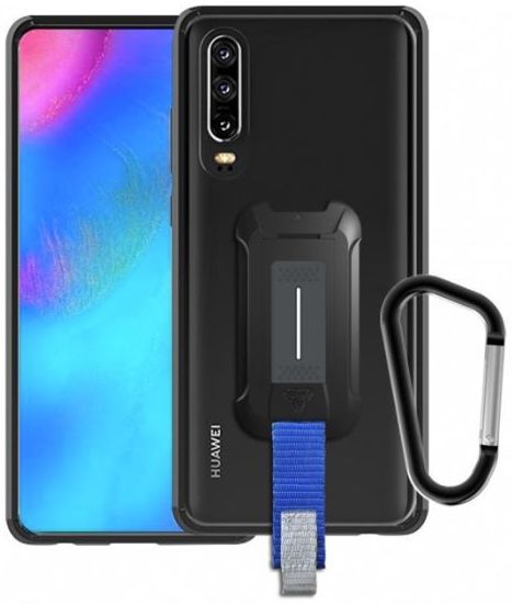 Armor X BX-Series Huawei P30 Robuust Hoesje Transparant Zwart afbeelding 1