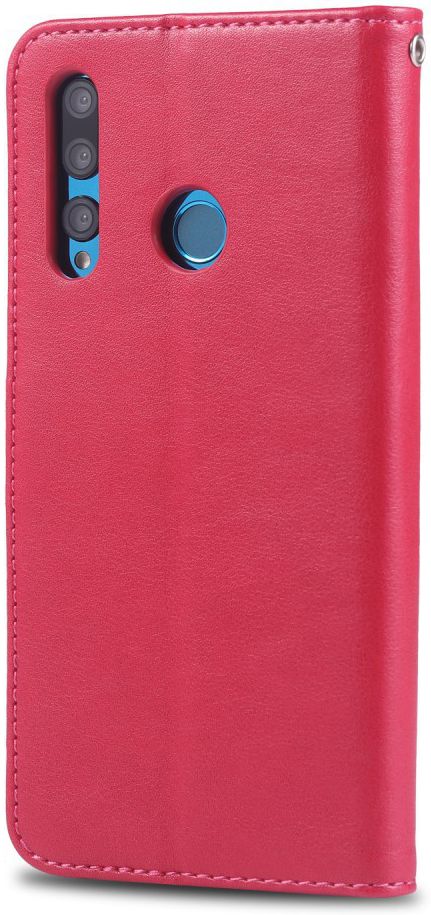 AZNS Huawei P Smart (2019) Portemonnee Stand Hoesje Rood afbeelding 4