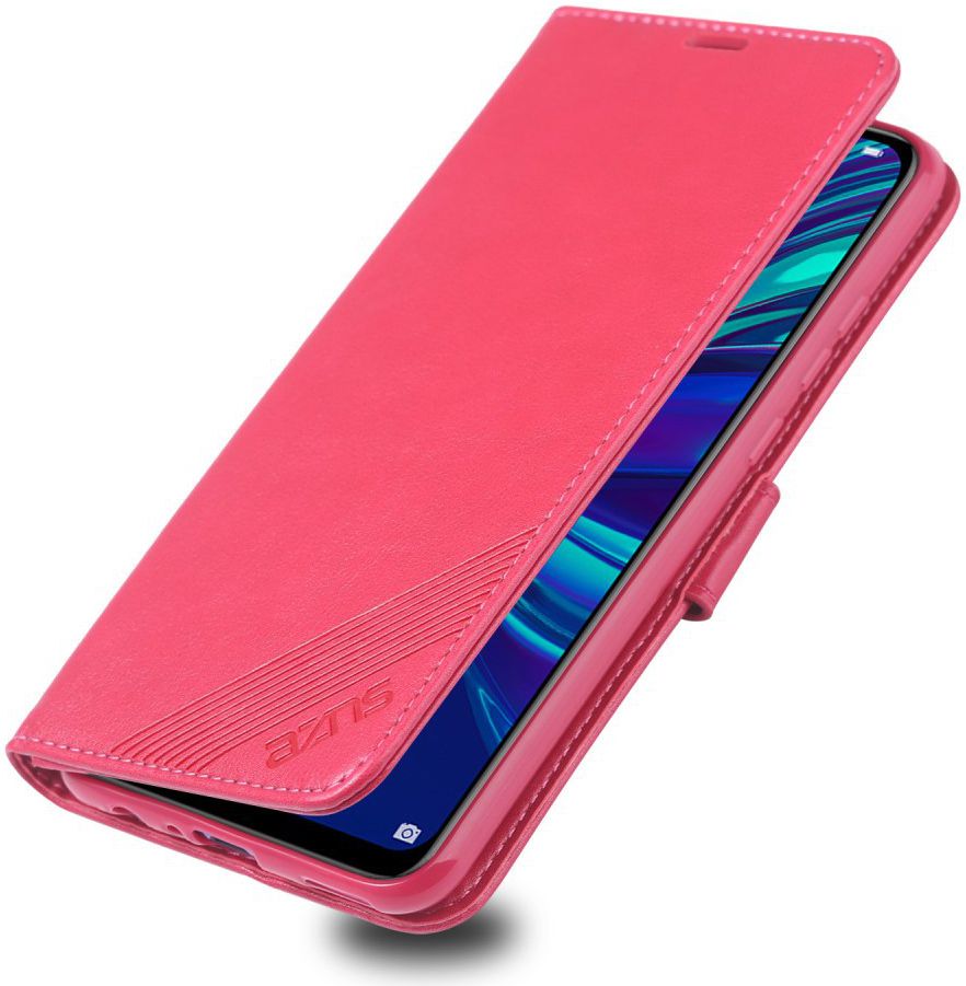 AZNS Huawei P Smart (2019) Portemonnee Stand Hoesje Rood afbeelding 1