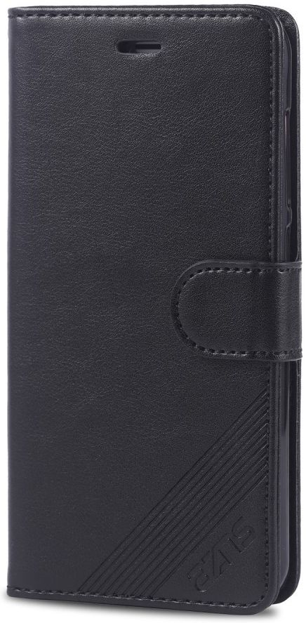 AZNS Xiaomi Redmi Go Portemonnee Stand Hoesje Zwart afbeelding 3