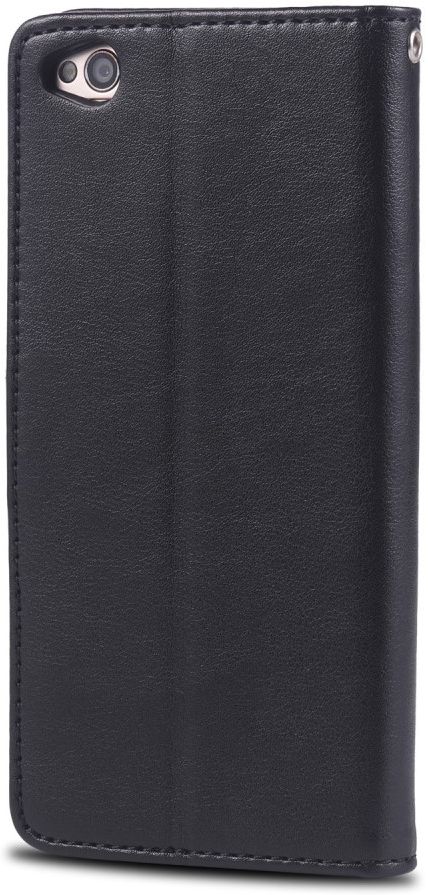 AZNS Xiaomi Redmi Go Portemonnee Stand Hoesje Zwart afbeelding 4