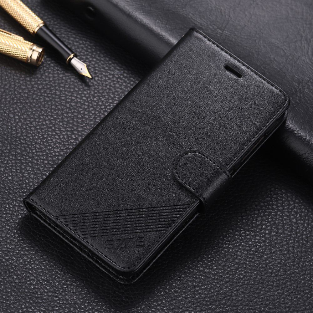 AZNS Xiaomi Redmi Go Portemonnee Stand Hoesje Zwart afbeelding 6