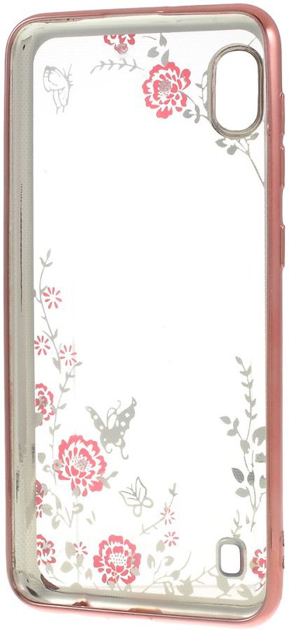 Transparante Samsung Galaxy A10 Hoesje met Bloem Print afbeelding 3