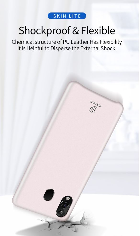 Dux Ducis Skin Lite Kunstleren Coating Hoesje Samsung Galaxy A40 Zwart afbeelding 15