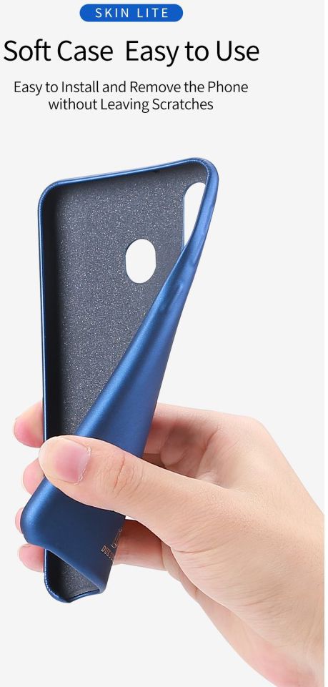 Dux Ducis Skin Lite Kunstleren Coating Hoesje Samsung Galaxy A40 Zwart afbeelding 16