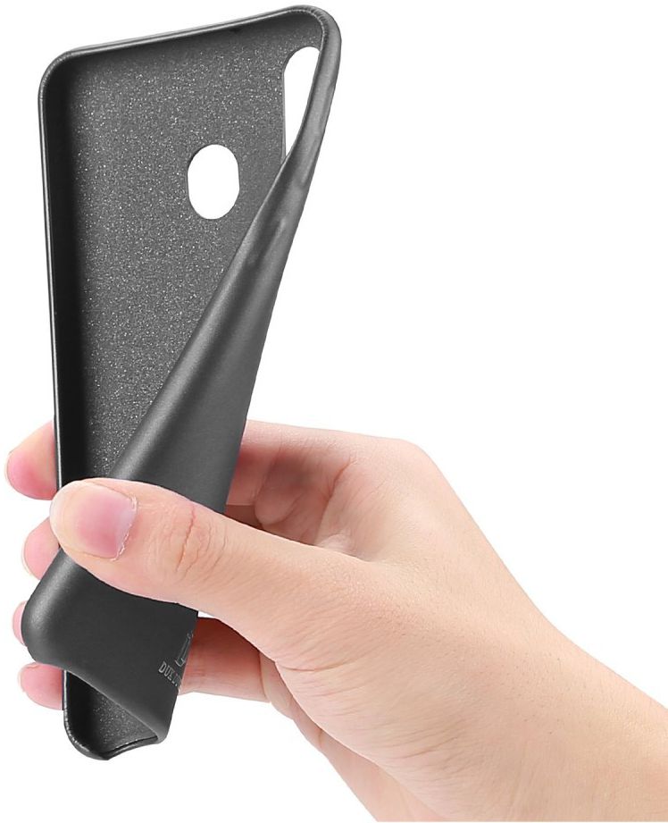 Dux Ducis Skin Lite Kunstleren Coating Hoesje Samsung Galaxy A40 Zwart afbeelding 5