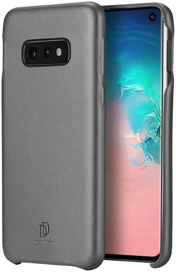 Dux Ducis Skin Lite Kunstleren Coating Hoesje Galaxy S10E Zwart afbeelding 1