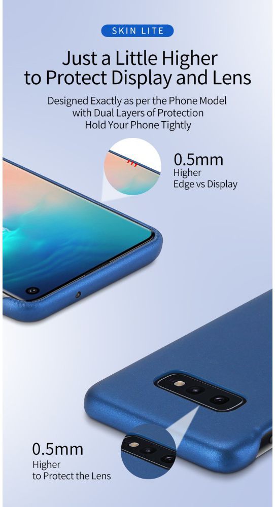 Dux Ducis Skin Lite Kunstleren Coating Hoesje Galaxy S10E Zwart afbeelding 13
