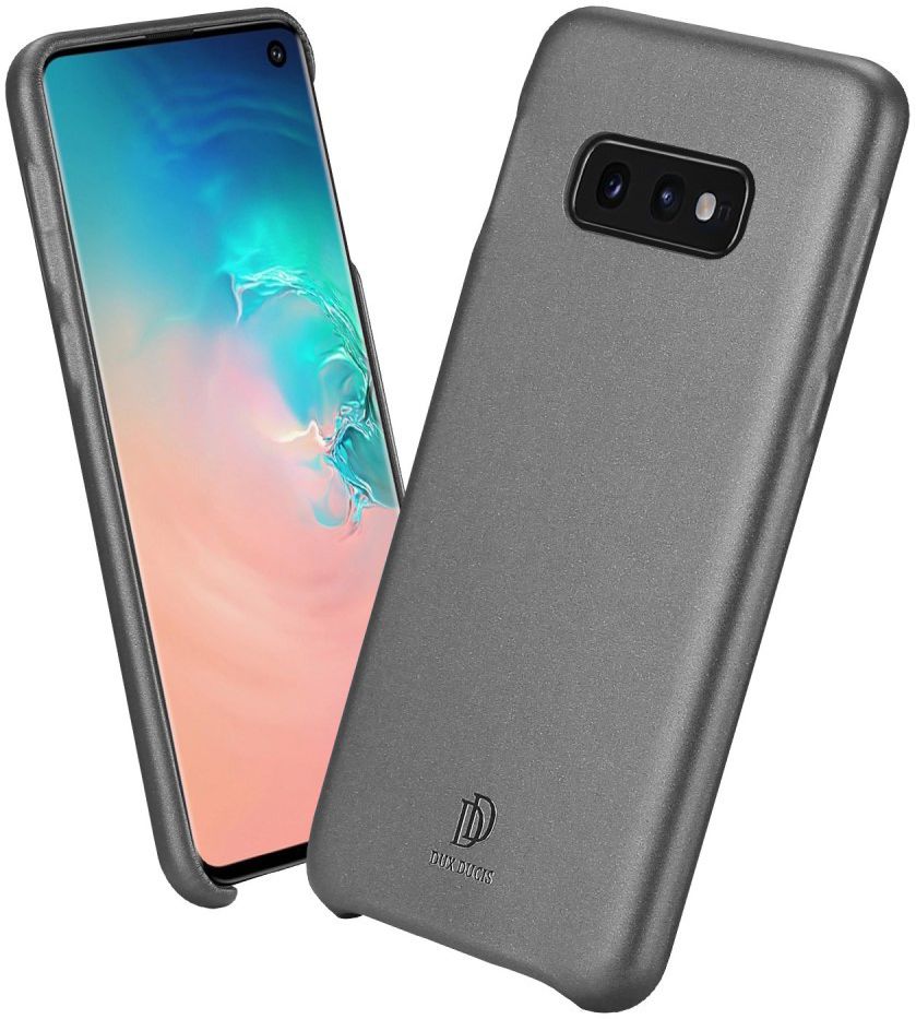 Dux Ducis Skin Lite Kunstleren Coating Hoesje Galaxy S10E Zwart afbeelding 3