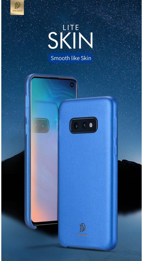 Dux Ducis Skin Lite Kunstleren Coating Hoesje Galaxy S10E Zwart afbeelding 7
