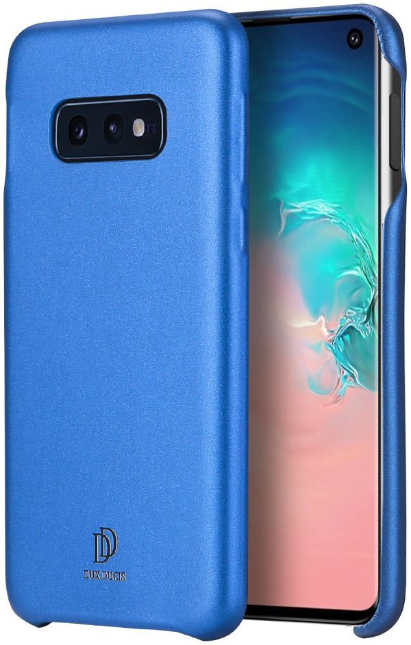 Dux Ducis Skin Lite Kunstleren Coating Hoesje Galaxy S10E Blauw afbeelding 1