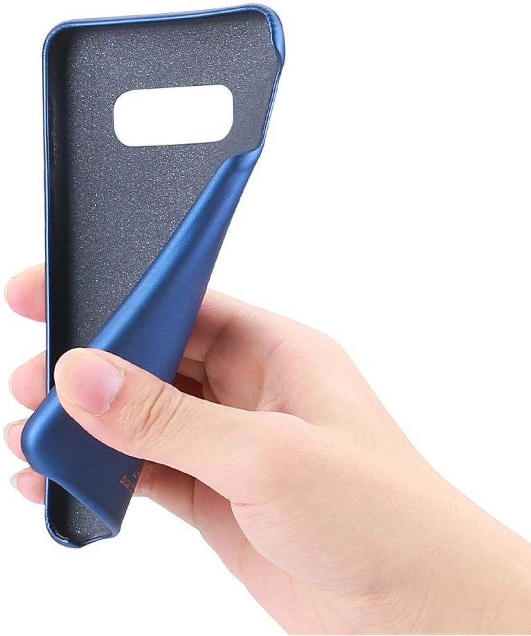 Dux Ducis Skin Lite Kunstleren Coating Hoesje Galaxy S10E Blauw afbeelding 4