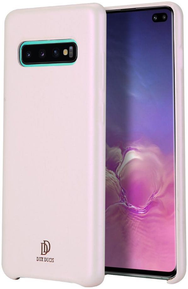 Dux Ducis Skin Lite Kunstleren Samsung Galaxy S10 Plus Hoesje Roze afbeelding 1