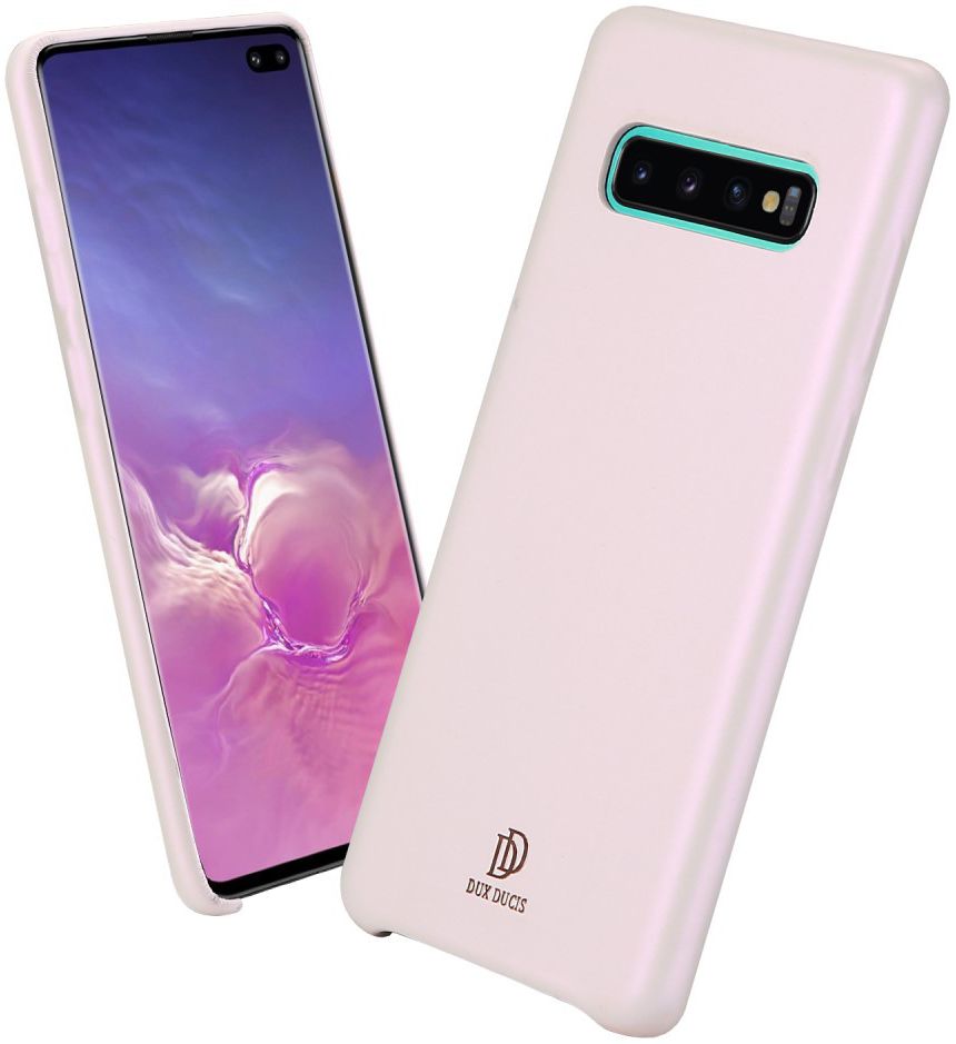 Dux Ducis Skin Lite Kunstleren Samsung Galaxy S10 Plus Hoesje Roze afbeelding 3