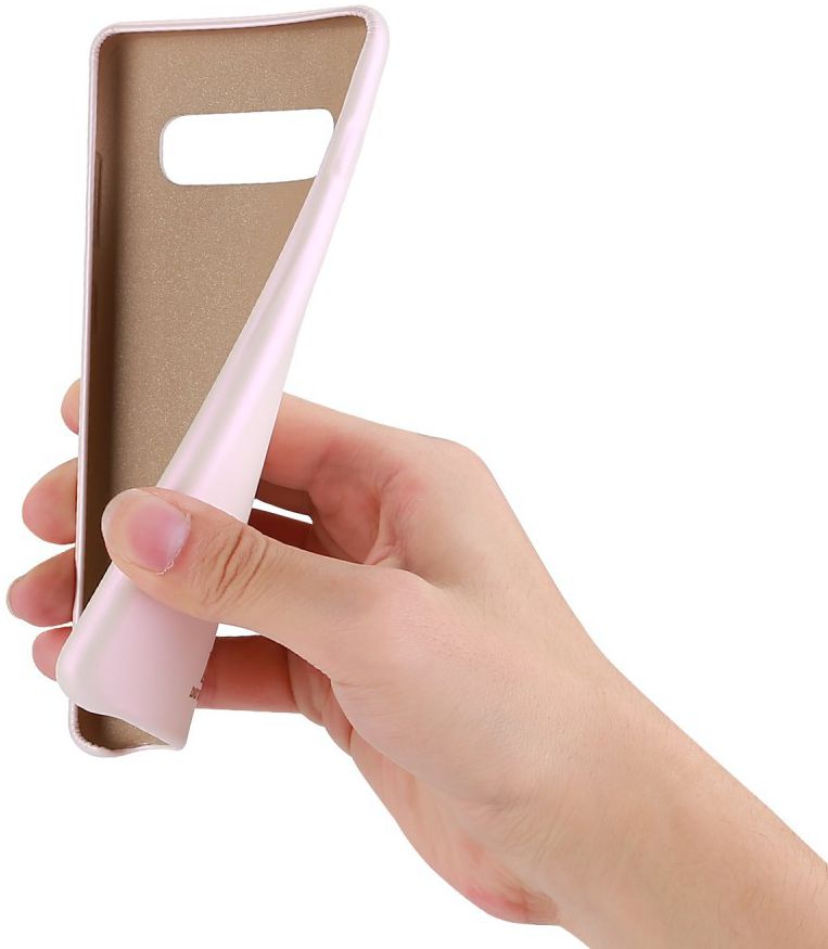 Dux Ducis Skin Lite Kunstleren Samsung Galaxy S10 Plus Hoesje Roze afbeelding 4
