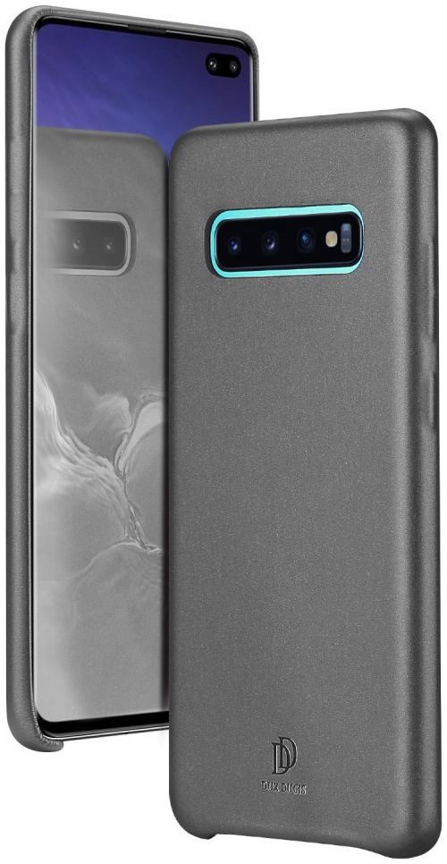 Dux Ducis Skin Lite Kunstleren Coating Hoesje Galaxy S10 Plus Zwart afbeelding 3