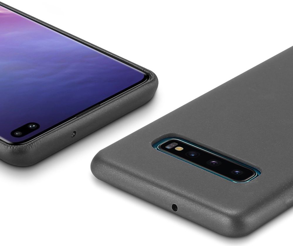 Dux Ducis Skin Lite Kunstleren Coating Hoesje Galaxy S10 Plus Zwart afbeelding 5
