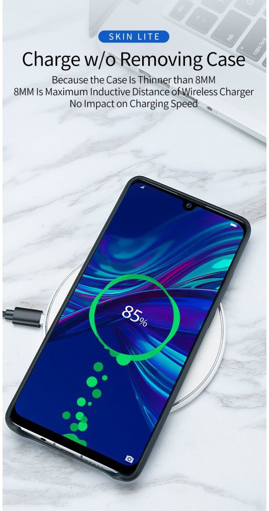 Dux Ducis Skin Lite Kunstleren Coating Hoesje P Smart (2019) Zwart afbeelding 15