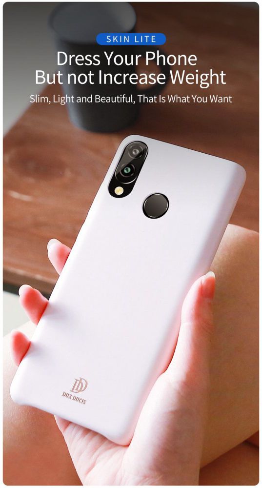 Dux Ducis Skin Lite Kunstleren Coating Hoesje P Smart (2019) Zwart afbeelding 8