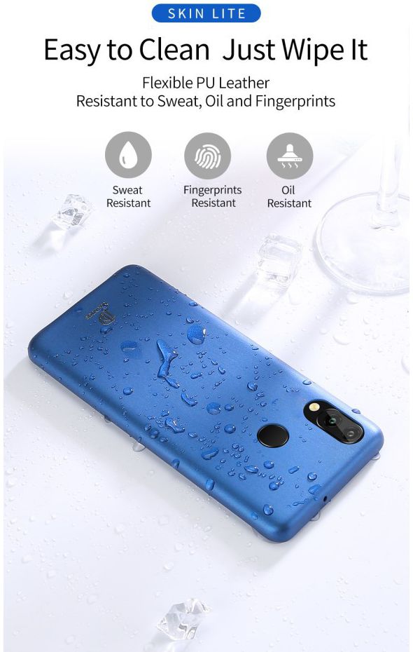Dux Ducis Skin Lite Kunstleren Coating Hoesje P Smart (2019) Zwart afbeelding 9