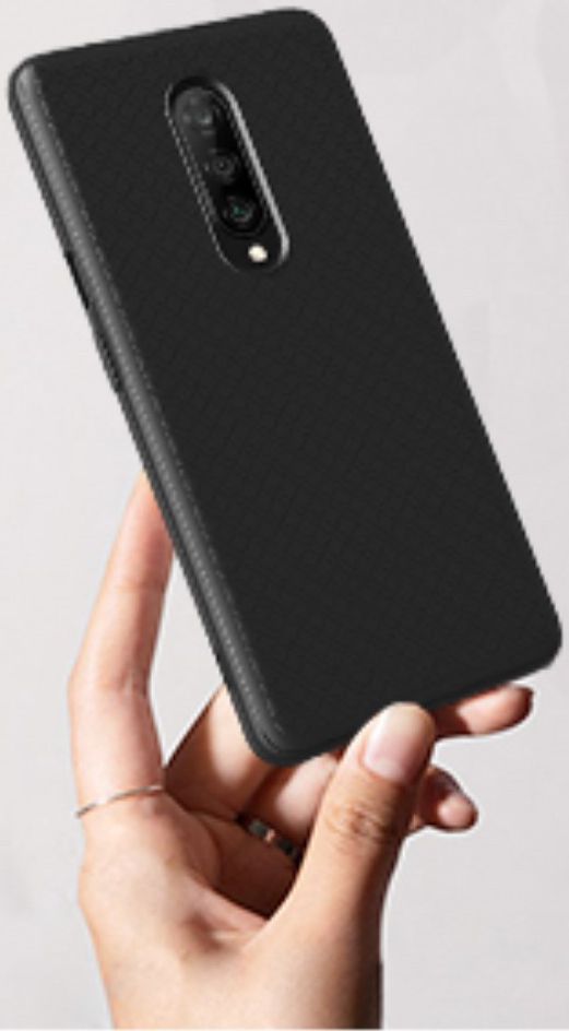 OnePlus 7 Pro Robuust TPU Hoesje Zwart afbeelding 10
