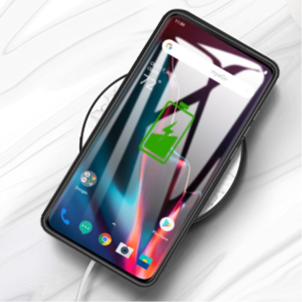 OnePlus 7 Pro Robuust TPU Hoesje Zwart afbeelding 6