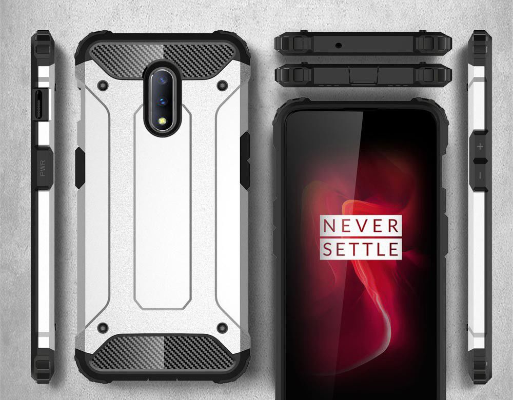 OnePlus 7 Hybride Hoesje Blauw afbeelding 4
