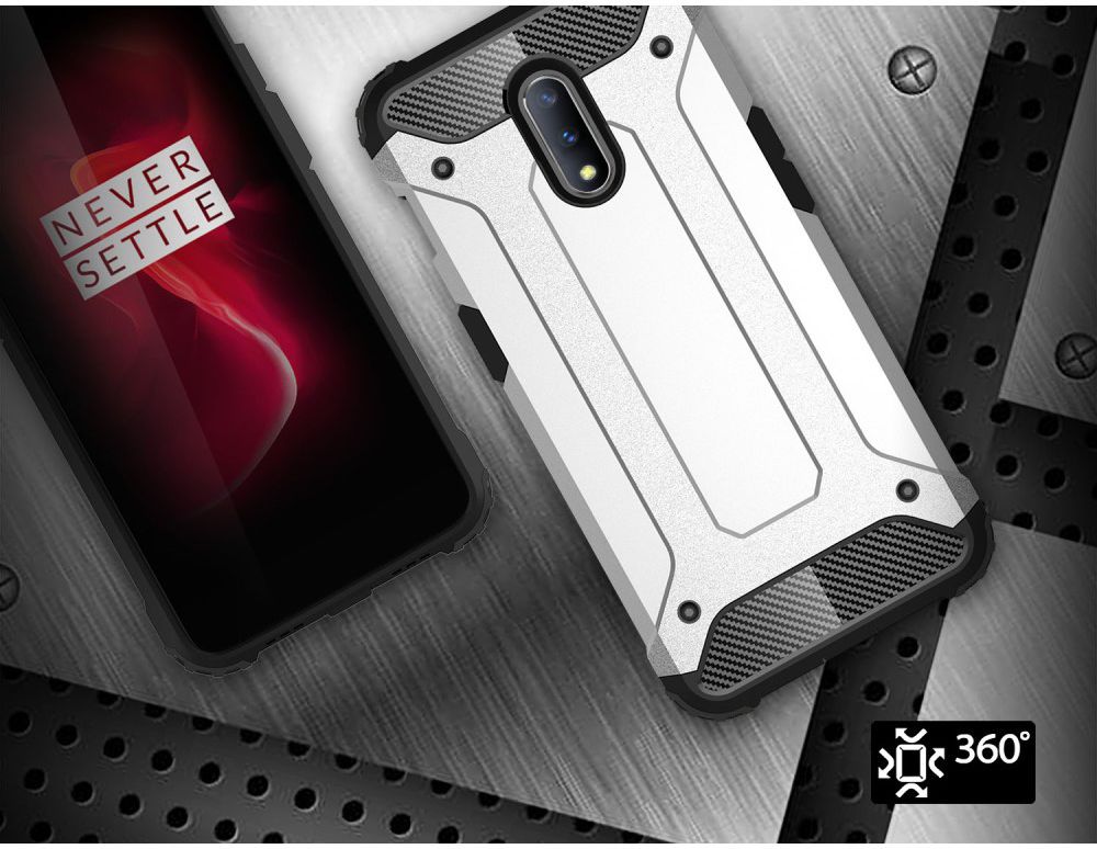 OnePlus 7 Hybride Hoesje Blauw afbeelding 9