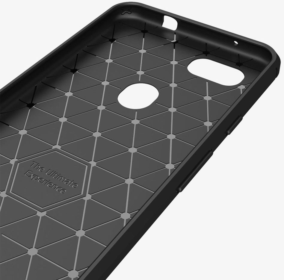 Google Pixel 3A Geborsteld TPU Hoesje Grijs afbeelding 9