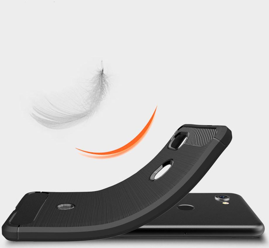 Google Pixel 3A Geborsteld TPU Hoesje Grijs afbeelding 4