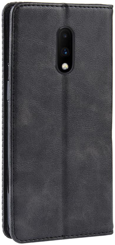 OnePlus 7 Vintage Portemonnee Hoesje Zwart afbeelding 5