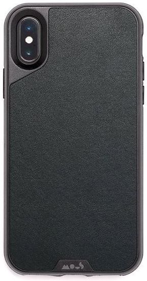 MOUS Limitless 2.0 Apple iPhone XS / X Hoesje Black Leather afbeelding 1