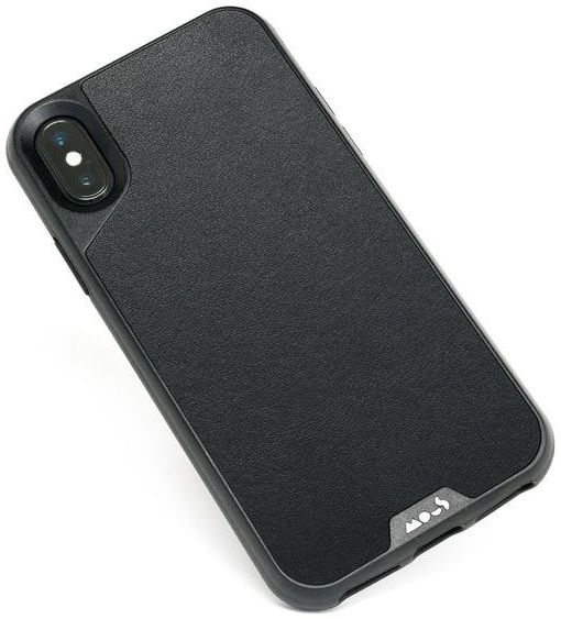 MOUS Limitless 2.0 Apple iPhone XS / X Hoesje Black Leather afbeelding 5