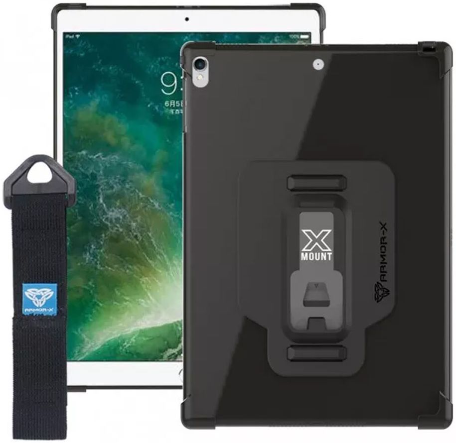 Armor X ZXT-Series iPad Air 2019 / Pro 10.5 2017 Bumper Hoes Zwart afbeelding 1