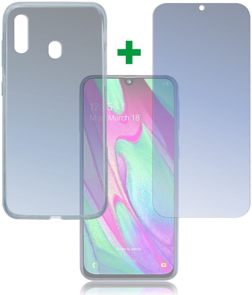 4smarts 360° Protection Limited Cover Samsung Galaxy A10 Transparant afbeelding 1