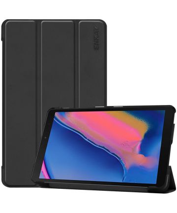 Samsung Galaxy Tab A 8 (2019) Tri-Fold Hoesje Zwart Hoesjes