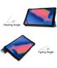 Samsung Galaxy Tab A 8 (2019) Tri-Fold Hoesje Blauw