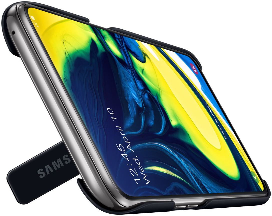 Officiële Samsung Standing Cover Galaxy A80 Zwart afbeelding 2