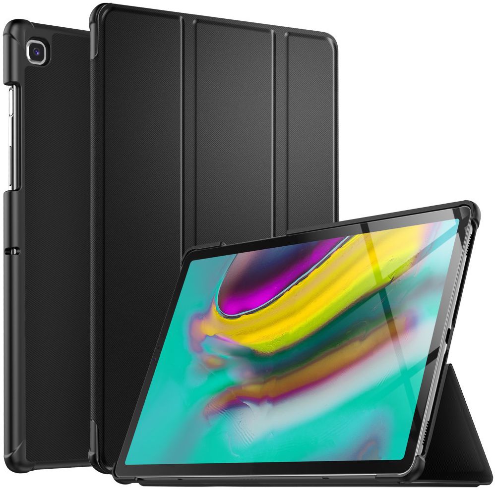 Samsung Galaxy Tab S5e Tri-Fold Hoesje Zwart afbeelding 1