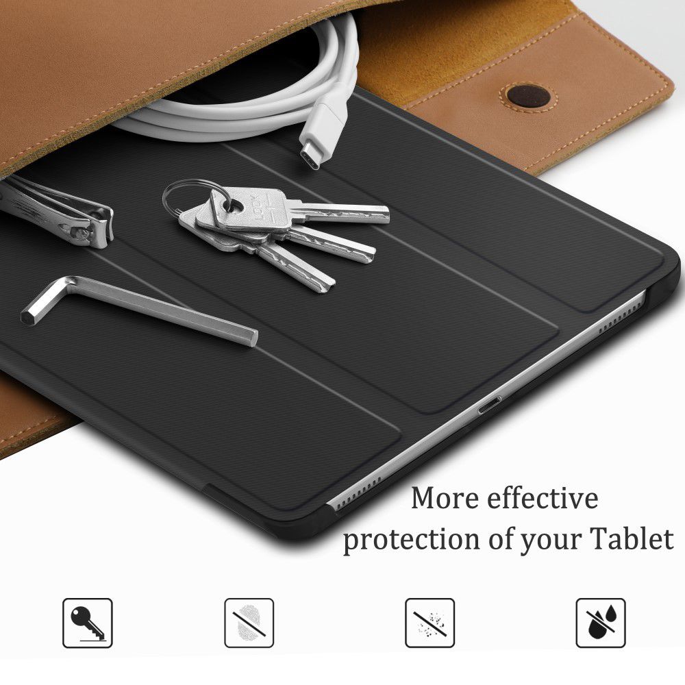 Samsung Galaxy Tab S5e Tri-Fold Hoesje Zwart afbeelding 4