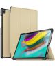 Samsung Galaxy Tab S5e Tri-Fold Hoesje Goud